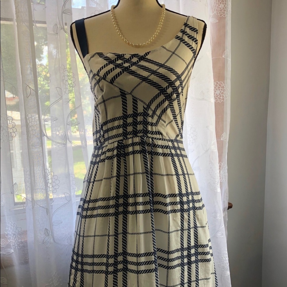 Moulinette Soeurs Anthropologie silk  dress SZ 4